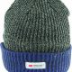 RIB KNIT BEANIE WITH CONTRAST CUFF - PACK 12 ASSORTED