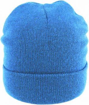 DOUBLE KNIT ACRYLIC BEANIE WITH CUFF - PACK OF 24 ASSORTED