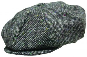 HANNA PLAIN TWEED 8 PIECE CAP