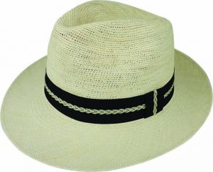 CROCHET CROWN BRISA 6CM BRIM FEDORA