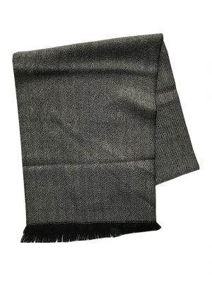 TWO TONE BRUSHED ACRYLIC SHORT FRINGED SCARF PACK-12