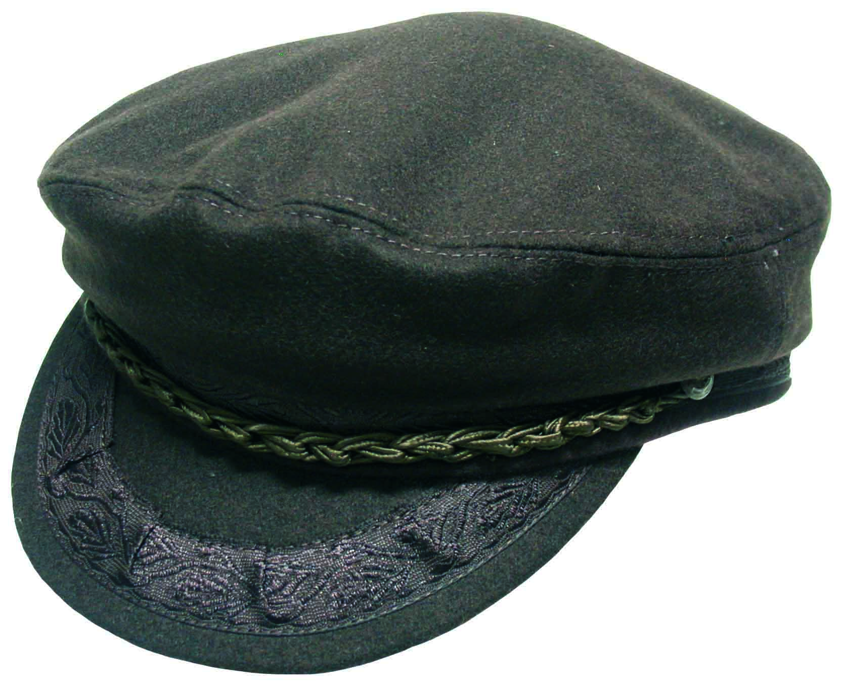 Buy WOOL GREEK FISHERMAN CAP - Avenel Hats Wholesale
