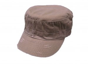 ENZYME WASHED COTTON TWILL ARMY CAP