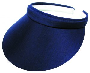 PLAIN SPECTACLE VISOR WITH GREENUNDER BRIM - 24 ASSORTED