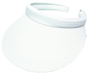 PLAIN SPECTACLE VISOR WITH GREENUNDER BRIM - 24 ASSORTED