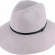 WOOL FELT FEDORA W FAUX LEATHER BAND PACK-12