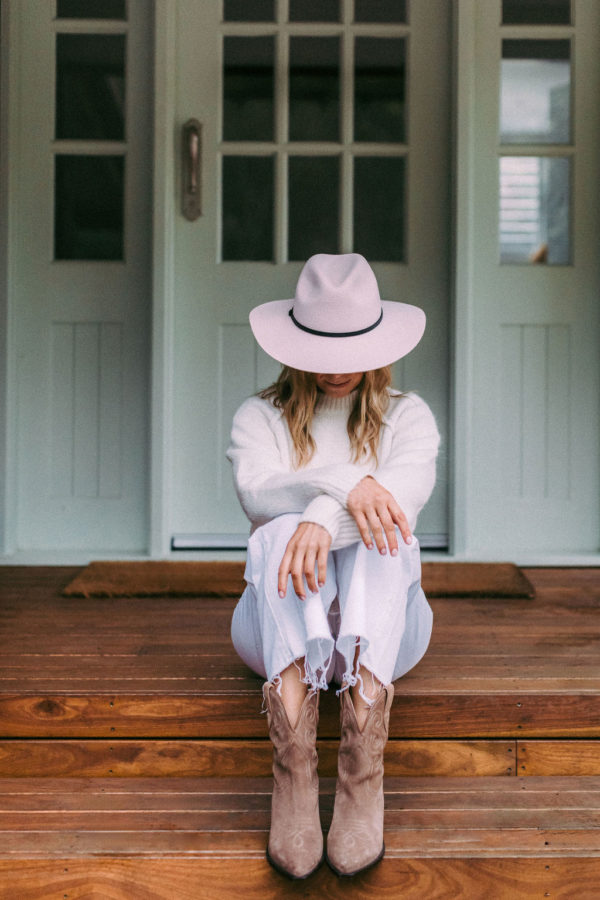 EDWINA - AUSTRALIAN WOOL FELT FEDORA