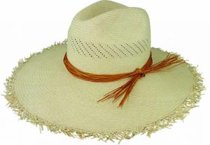 RAW EDGE FEDORA WIDE BRIM #3