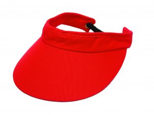 COTTON TWILL VISOR WITH TWISTED