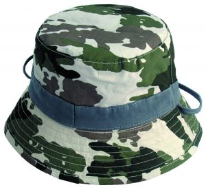 REVERSIBLE COTTON CAMO HAT WITH