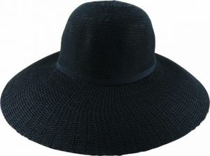 KNITTED POLYESTER PACKABLE WIDE BRIM