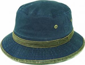 COTTON SMALL BRIM CASUAL w WEATHERED COTTON BAND & BIND