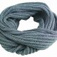 ACRYLIC BULKY KNIT INFINITY SCARF