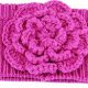 KNITTED HEADWARMER WITH CROCHET