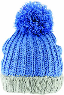 ACRYLIC KNIT SHERPA LINED BEANIE PACK-12