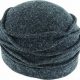 BOILED WOOL CLOCHE - PACK OF 12 ASSORTED
