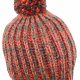 MULTI KNIT BEANIE W POM