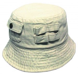 COTTON DRILL BUCKET HAT WITH