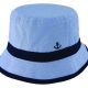 ANCHOR BUCKET HAT WITH CHIN TIE &