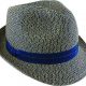 BRAIDED TRILBY w/ PETERSHAM STITCHED FEATURE BAND PACK-12