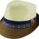 RUSH STRAW SURF HAT COTTON FLORAL UNDER