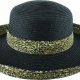 BRAIDED CLOCHE w/ RAFFIA BRIM
