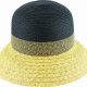 BRAIDED CLOCHE w/ RAFFIA BRIM