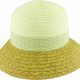 BRAIDED CLOCHE w/ RAFFIA BRIM