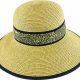 BRAIDED CLOCHE w/ RAFFIA BRIM