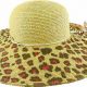 BRAIDED FEDORA w/ WAX CORDS & PAPER FEATHER TRIM