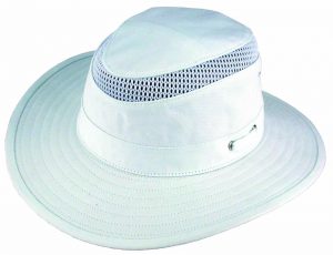 COTTON CANVAS WIDE BRIM WITH