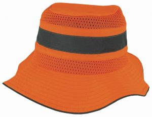 TASLON MESH HI VIS HAT