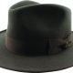 BANJO - CRUSHABLE WOOL FELT FEDORA w GROSGRAIN & SNOWY RIVER PIN