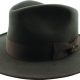 BANJO - CRUSHABLE WOOL FELT FEDORA w GROSGRAIN & SNOWY RIVER PIN