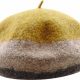 THREE TONE WOOL BERET - PACK 12