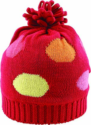100% COTTON POLKA DOT KNIT