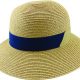 BRAIDED CLOCHE w GROSGRAIN TRIM