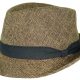 WOVEN POLYESTER TRILBY