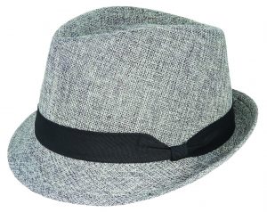 WOVEN POLYESTER TRILBY