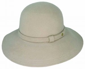 AMELIA - WOOL FELT ROUND CROWN WIDE BRIM