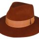 SAVANNAH - WOOL FELT RAW EDGE FEDORA