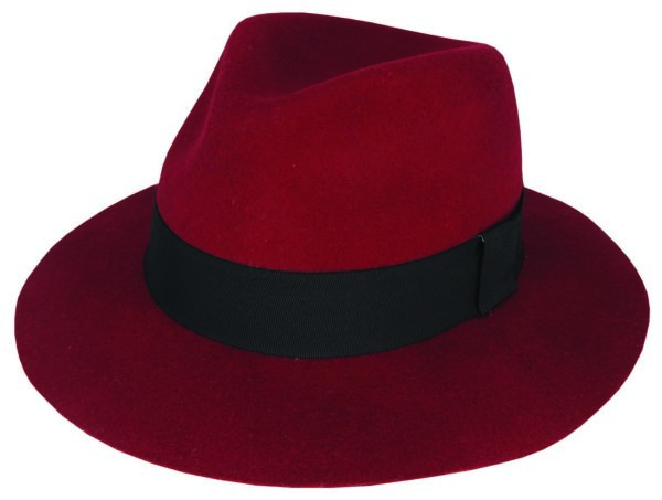 SAVANNAH - WOOL FELT RAW EDGE FEDORA