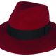 SAVANNAH - WOOL FELT RAW EDGE FEDORA