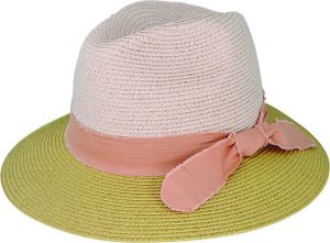TWO TONE BRAIDED FEDORA - PACK 12