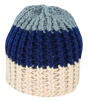 CHUNKY STRIPE ACRYLIC KNIT PACK 12