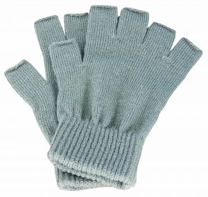 ACRYLIC KNIT FINGERLESS STRETCH GLOVE