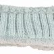 CHUNKY STRIPE ACRYLIC KNIT W/ POM