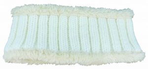 ACRYLIC RIB KNIT HEADBAND W/ PLUSH LINING PACK 12