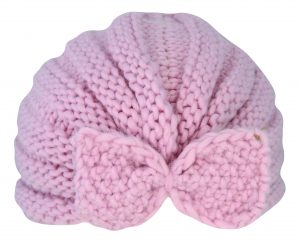 INFANT KNIT BOW PULL ON