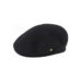 GOAT HIDE + WOOL BLEND DRESS CAP